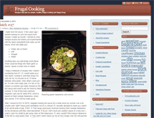 Tablet Screenshot of frugalcooking.com